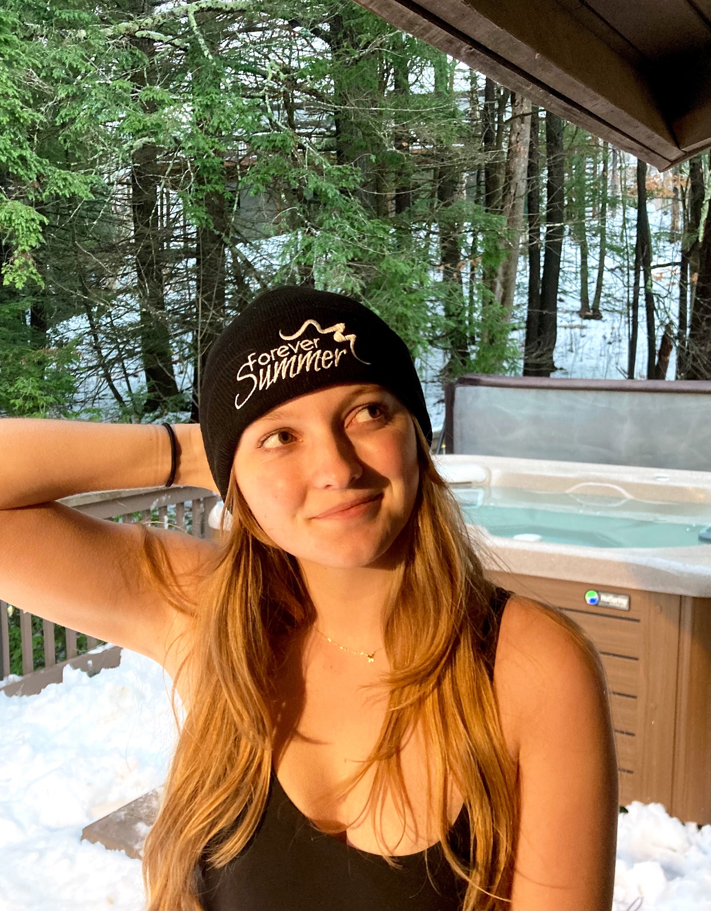 Black Forever Summer Beanie