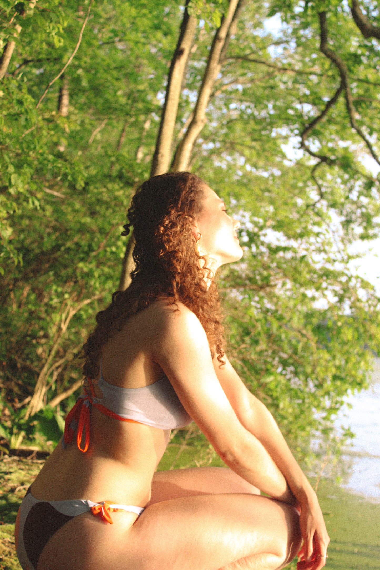 Saige Bikini Top Summer Flower Pattern